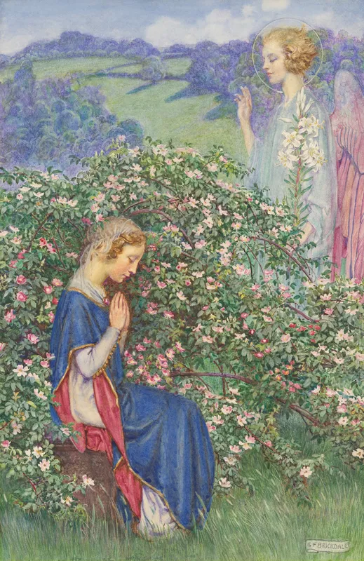 The Birth of the Rose (1925) by Eleanor Fortescue-Brickdale
